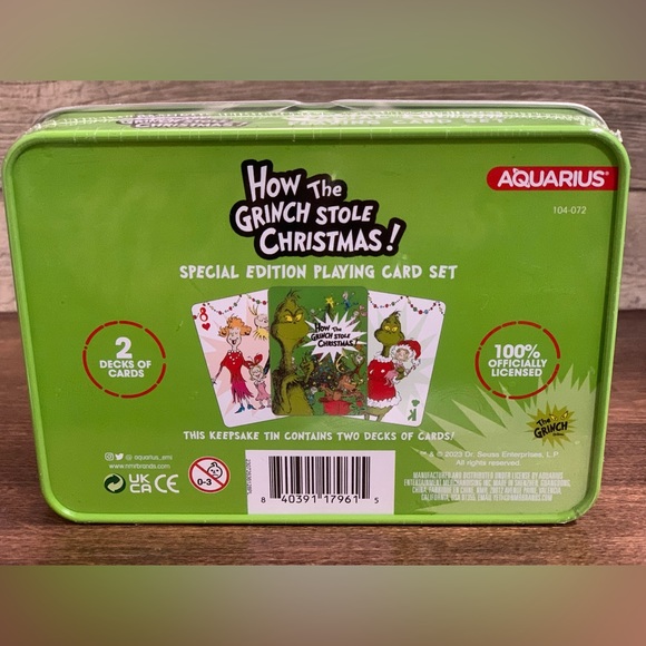 How the grinch stole the christmas! special edition playing card set 2023 - Picture 4 of 6